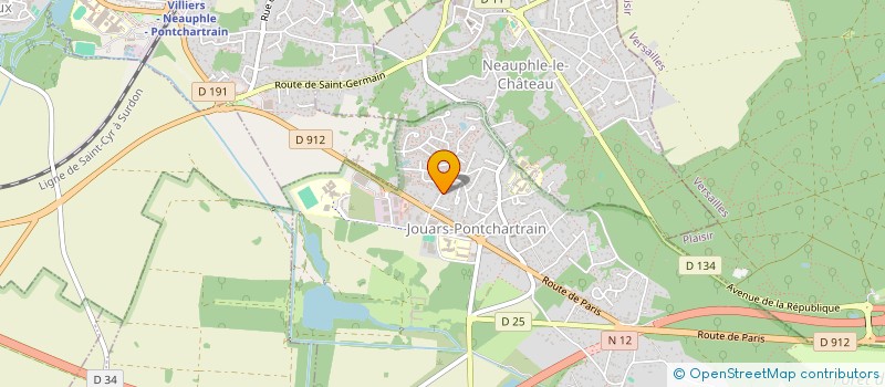 localisation de l'entreprise MADAME SANDRINE GUILLOT  JOUARS-PONTCHARTRAIN