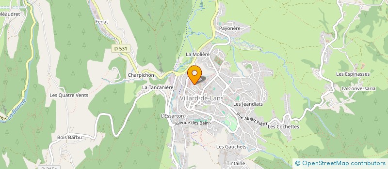 localisation de l'entreprise MADAME SANDRINE GUINARD à VILLARD-DE-LANS