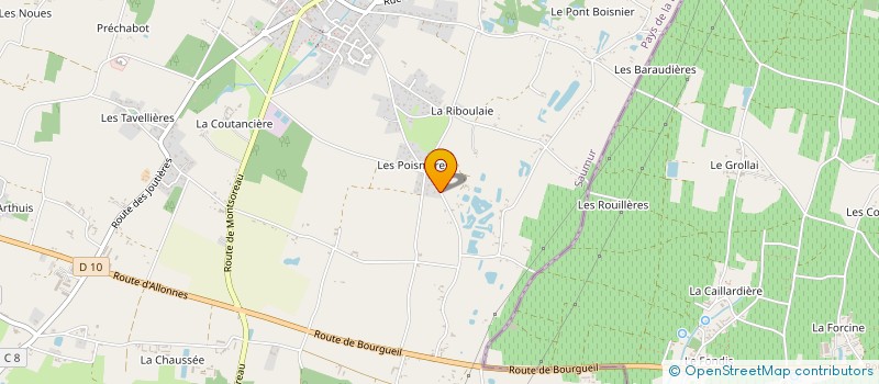 localisation de l'entreprise MADAME SANDRINE GUIOULLIER  BRAIN-SUR-ALLONNES