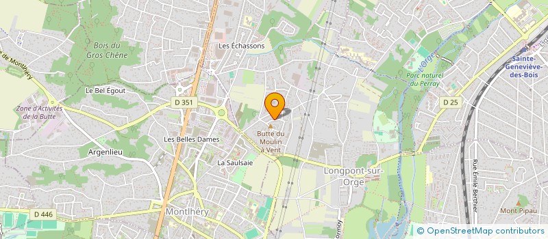 localisation de l'entreprise MADAME SANDRINE GUISELIN à LONGPONT-SUR-ORGE