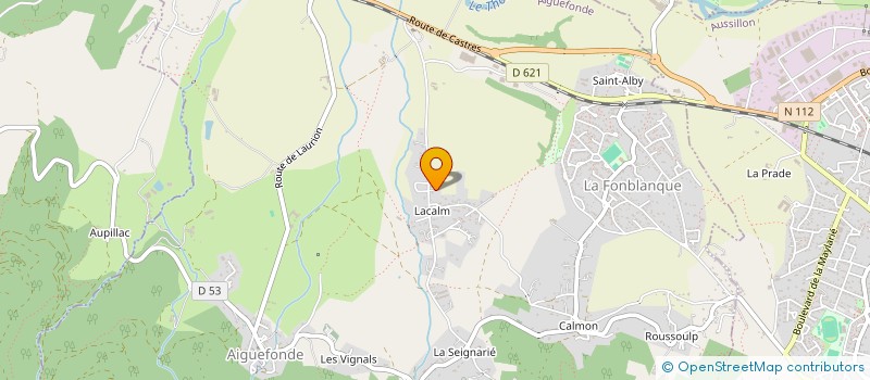 localisation de l'entreprise MADAME SANDRINE GUITARD  AIGUEFONDE