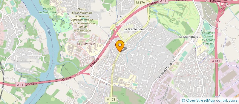 localisation de l'entreprise MADAME SANDRINE GUITET  THOUARE-SUR-LOIRE