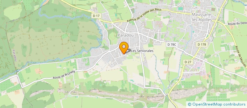 localisation de l'entreprise MADAME SANDRINE GUITTON  PARADOU