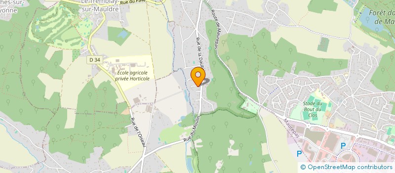 localisation de l'entreprise MADAME SANDRINE GUITTON  JOUARS-PONTCHARTRAIN