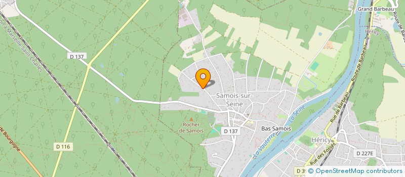 localisation de l'entreprise MADAME SANDRINE GUSTAVE  SAMOIS-SUR-SEINE