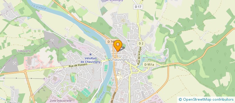 localisation de l'entreprise MADAME SANDRINE GUYON à CHAUVIGNY