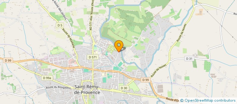 localisation de l'entreprise MADAME SANDRINE GUYON à SAINT-REMY-DE-PROVENCE