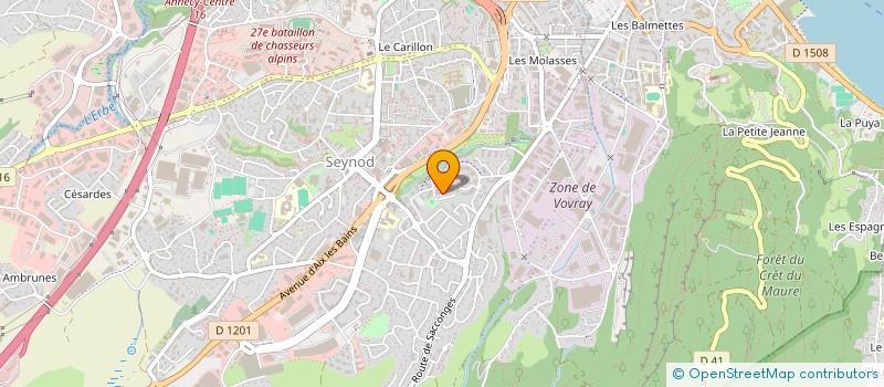 localisation de l'entreprise MADAME SANDRINE GUYONY à ANNECY