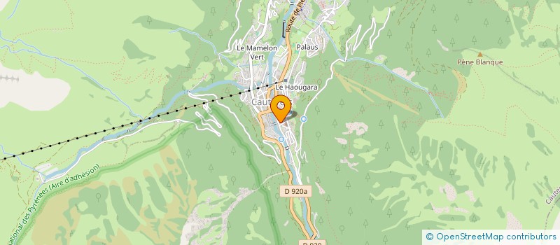 localisation de l'entreprise MADAME SANDRINE HABAS  CAUTERETS