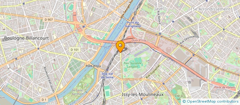 localisation de l'entreprise MADAME SANDRINE HABIGAND à ISSY-LES-MOULINEAUX