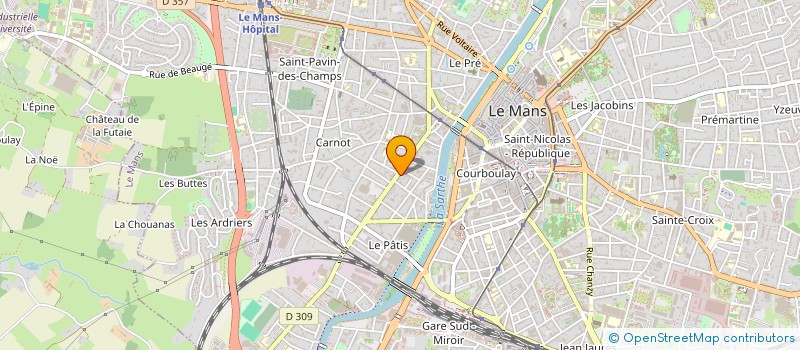 localisation de l'entreprise MADAME SANDRINE HAIBA OMAR  LE MANS