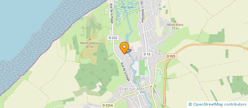 localisation de l'entreprise MADAME SANDRINE HAILLET  CRIEL-SUR-MER