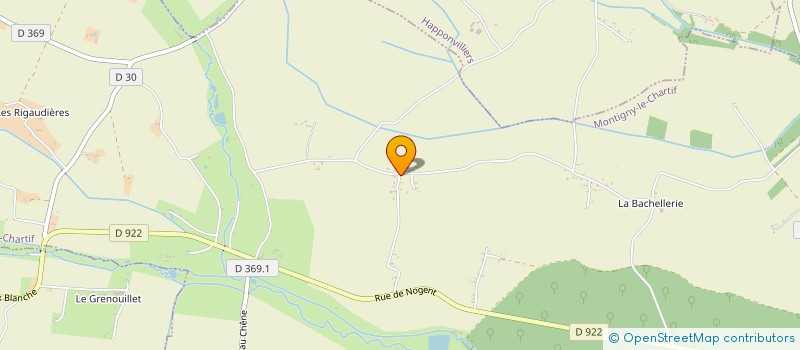 localisation de l'entreprise MADAME SANDRINE HALLOUIN  MONTIGNY LE CHARTIF