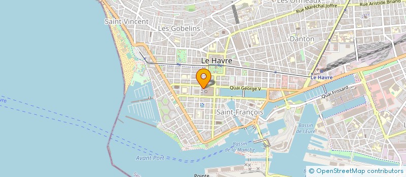 localisation de l'entreprise MADAME SANDRINE HAMEL  LE HAVRE