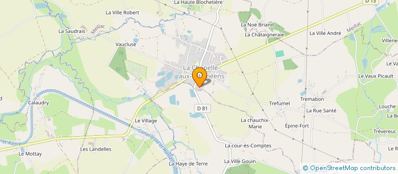 localisation de l'entreprise MADAME SANDRINE HAMELET  LA CHAPELLE-AUX-FILTZMEENS