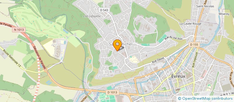 localisation de l'entreprise MADAME SANDRINE HAMELET  EVREUX