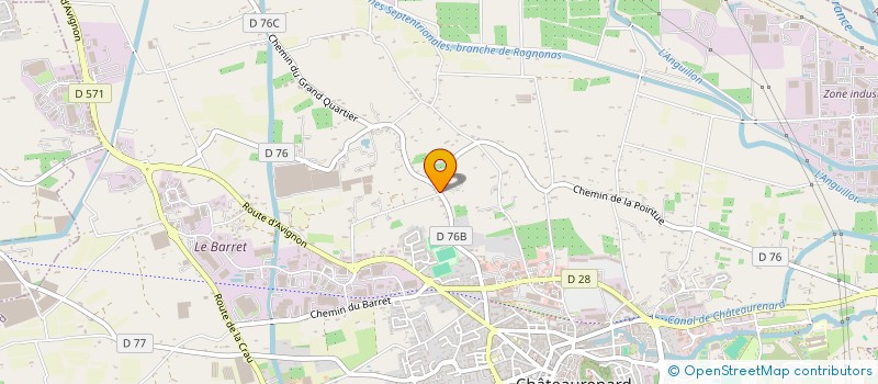 localisation de l'entreprise MADAME SANDRINE HAON  CHATEAURENARD