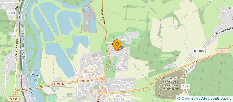 localisation de l'entreprise MADAME SANDRINE HARDY  PONT-A-MOUSSON