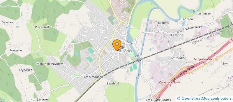 localisation de l'entreprise MADAME SANDRINE HAUET à SAINT-ASTIER