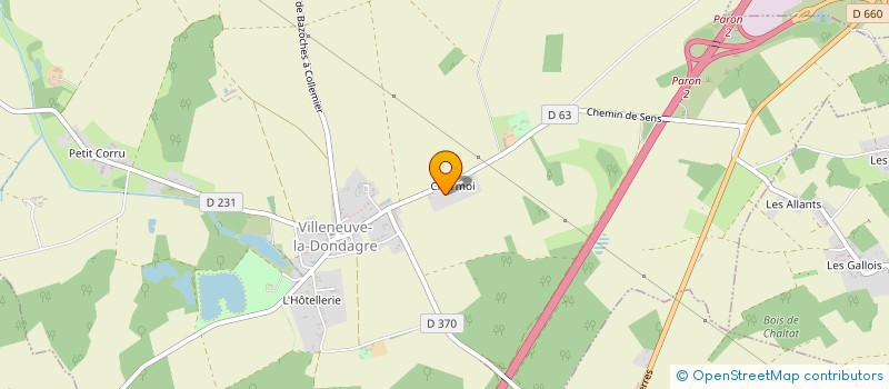 localisation de l'entreprise MADAME SANDRINE HAZEBROUCK à VILLENEUVE-LA-DONDAGRE