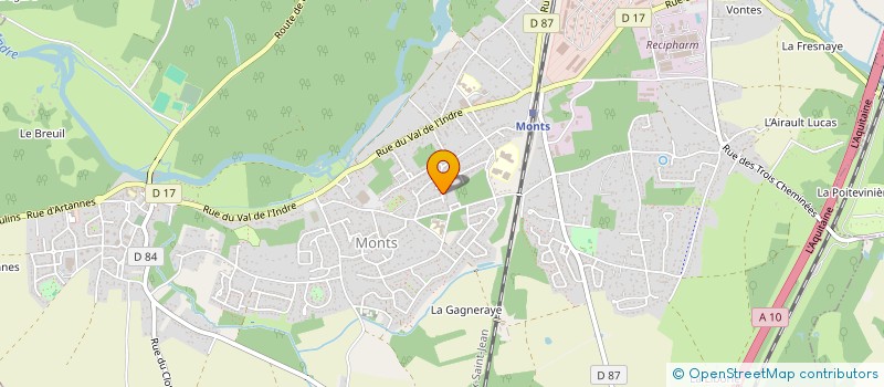 localisation de l'entreprise MADAME SANDRINE HEINEN  MONTS