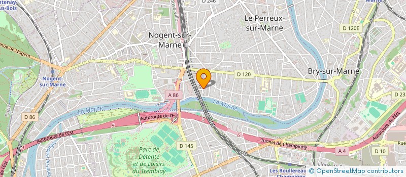 localisation de l'entreprise MADAME SANDRINE HENAULT à LE PERREUX-SUR-MARNE