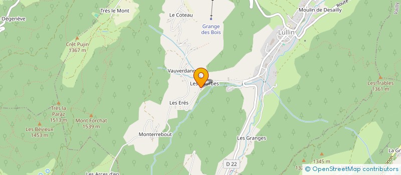 localisation de l'entreprise MADAME SANDRINE HENGY  LULLIN