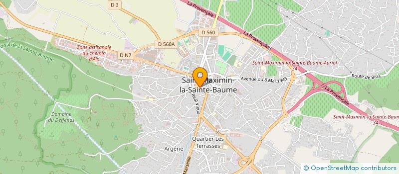 localisation de l'entreprise MADAME SANDRINE HENRY  SAINT-MAXIMIN-LA-SAINTE-BAUME