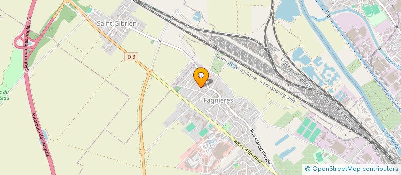 localisation de l'entreprise MADAME SANDRINE HENRY  FAGNIERES