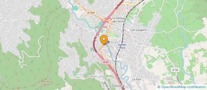 localisation de l'entreprise MADAME SANDRINE HENTIC  SOLLIES-PONT