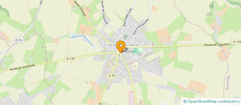 localisation de l'entreprise MADAME SANDRINE HERANVAL  CRIQUETOT-L'ESNEVAL