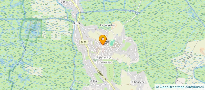 localisation de l'entreprise MADAME SANDRINE HERENT  SAINT-MALO-DE-GUERSAC