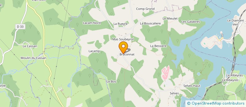 localisation de l'entreprise MADAME SANDRINE HERMENTIER à LE ROUGET-PERS