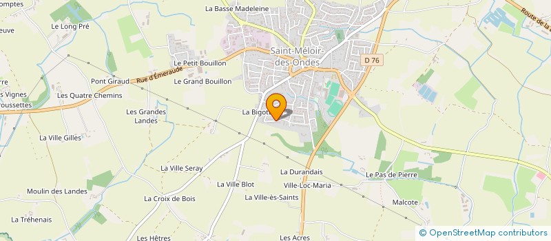 localisation de l'entreprise MADAME SANDRINE HERVIEU  SAINT-MELOIR-DES-ONDES