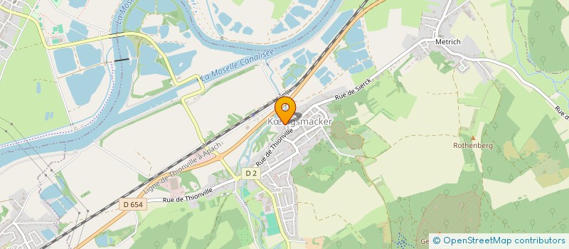 localisation de l'entreprise MADAME SANDRINE HILLION  KNIGSMACKER