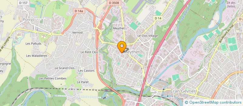 localisation de l'entreprise MADAME SANDRINE HOCHARD à ANNECY