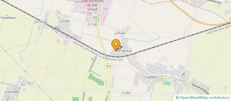 localisation de l'entreprise MADAME SANDRINE HOREM  LE THOU