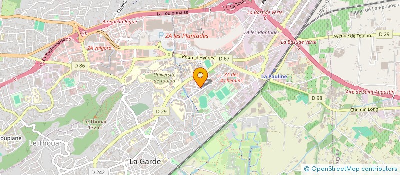 localisation de l'entreprise MADAME SANDRINE HORN  LA GARDE