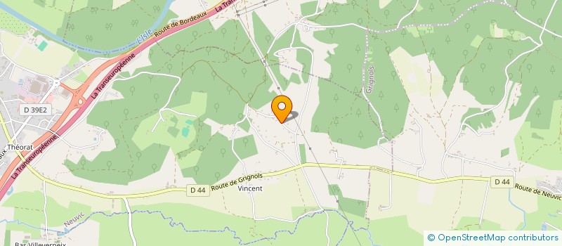 localisation de l'entreprise MADAME SANDRINE HORRENT  NEUVIC