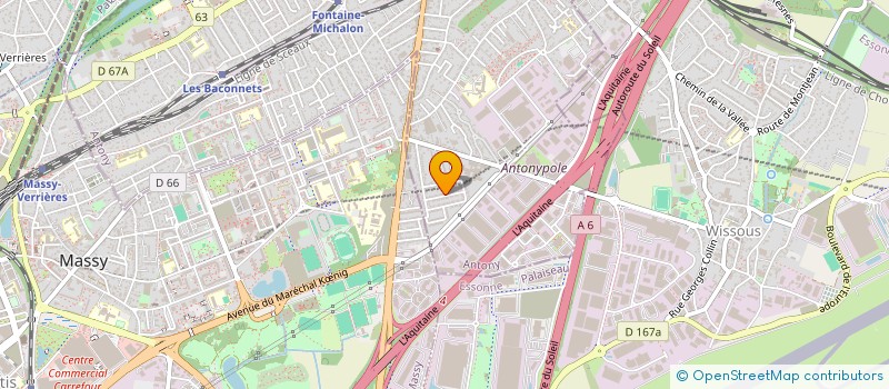 localisation de l'entreprise MADAME SANDRINE HOUZEAU à ANTONY