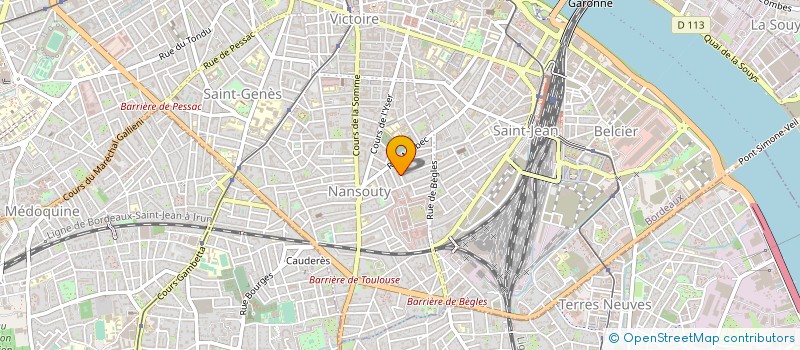 localisation de l'entreprise MADAME SANDRINE HUART  BORDEAUX