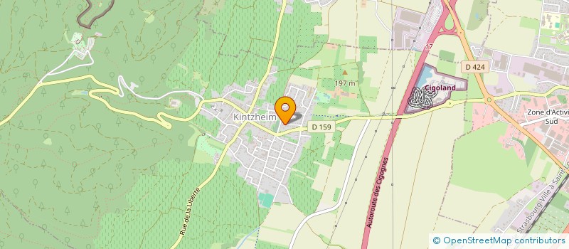 localisation de l'entreprise MADAME SANDRINE HUBER  KINTZHEIM