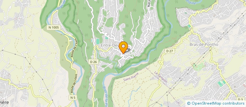 localisation de l'entreprise MADAME SANDRINE HUDSON  ENTRE-DEUX