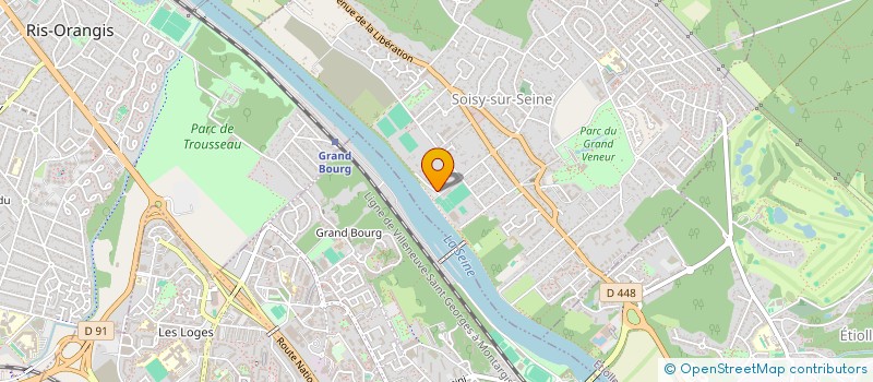 localisation de l'entreprise MADAME SANDRINE HUET à SOISY-SUR-SEINE