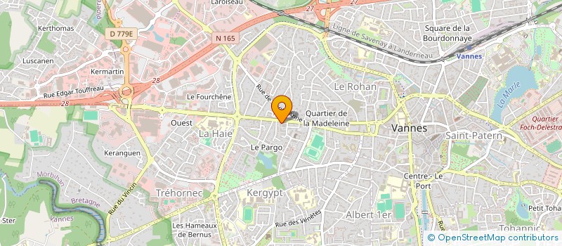 localisation de l'entreprise MADAME SANDRINE HUET  VANNES