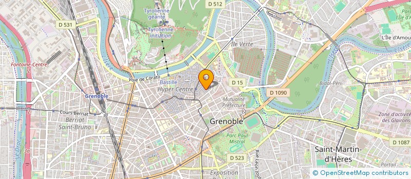 localisation de l'entreprise MADAME SANDRINE HUGUENIN BIZOT à GRENOBLE