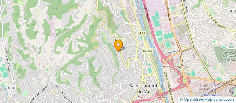 localisation de l'entreprise MADAME SANDRINE HUMBLOT à SAINT-LAURENT-DU-VAR
