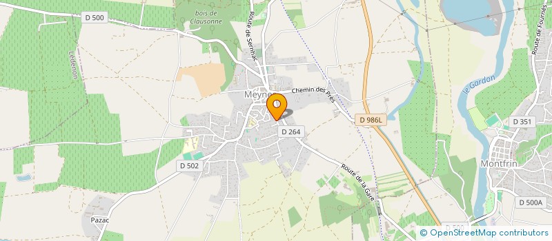 localisation de l'entreprise MADAME SANDRINE HURAULT  MEYNES