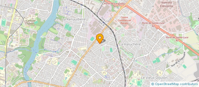 localisation de l'entreprise MADAME SANDRINE HURTAUD à NANTES