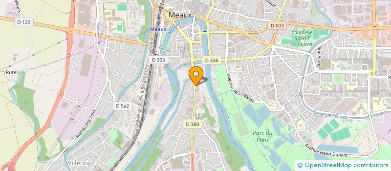 localisation de l'entreprise MADAME SANDRINE HURTAUX à MEAUX